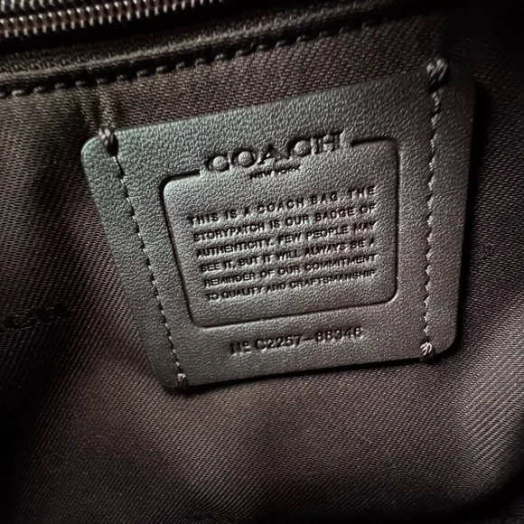 Coach Cassie 19 Black Crossbody Bag with Gold Chain - Picture 11 of 12